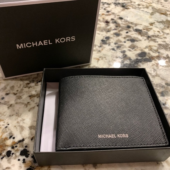 Michael Kors Other - ❌SOLD❌ New Men’s Black Michael Kors Andy Wallet